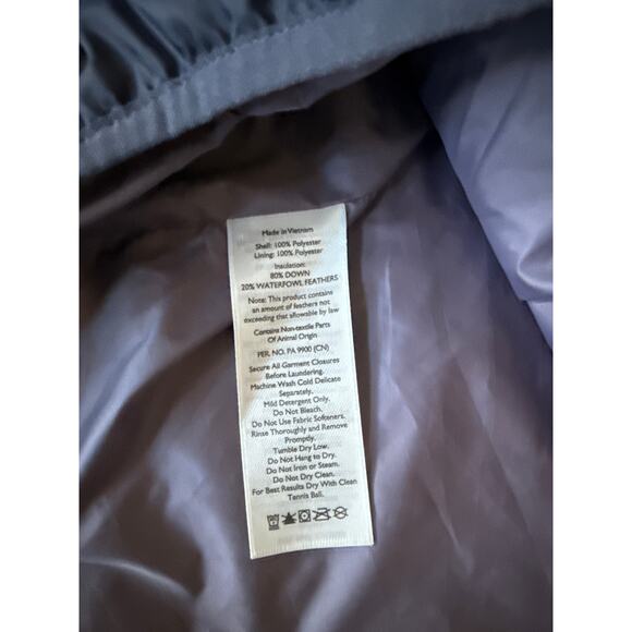 NWOT Women’s EDDIE BAUER Microlight Hooded 650 Fill Colorblock Jacket (S) - Picture 3 of 7